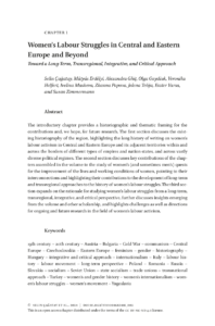 Çağatay, S., M. Erdélyi, A. Ghiț, O. Gnydiuk, V. Helfert, I. Masheva, Z. Popova, J. Tešija, E. Varsa, and S. Zimmermann. “Women’s Labour Struggles in Central and Eastern Europe and Beyond: Toward a Long-Term, Transregional, Integrative, and Critical Approach.” In Through the Prism of Gender and Work, 1–80. Leiden: Brill, 2024.